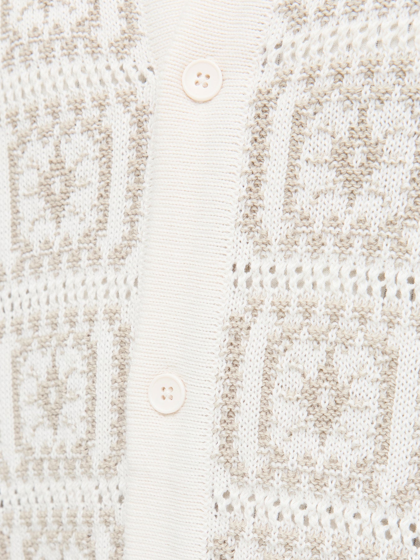 POLO SHIRTS - JORCOLIN KNIT CROCHET POLO STYD AW25 - - Hr Ravn