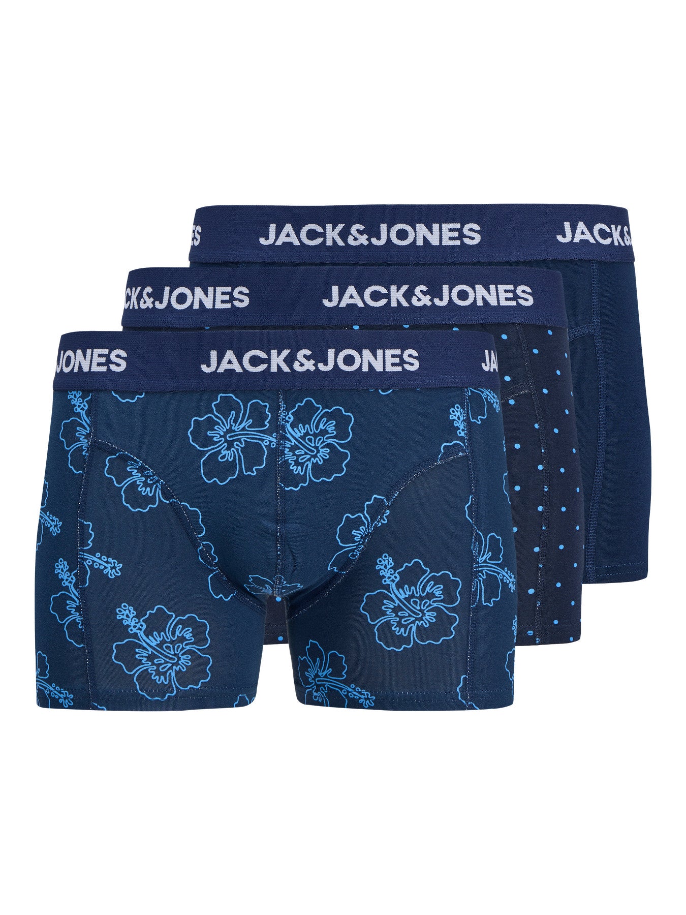 UNDERBUKSER - JACANTHONY PRINT TRUNKS 3 PACK NOOS - - Hr Ravn