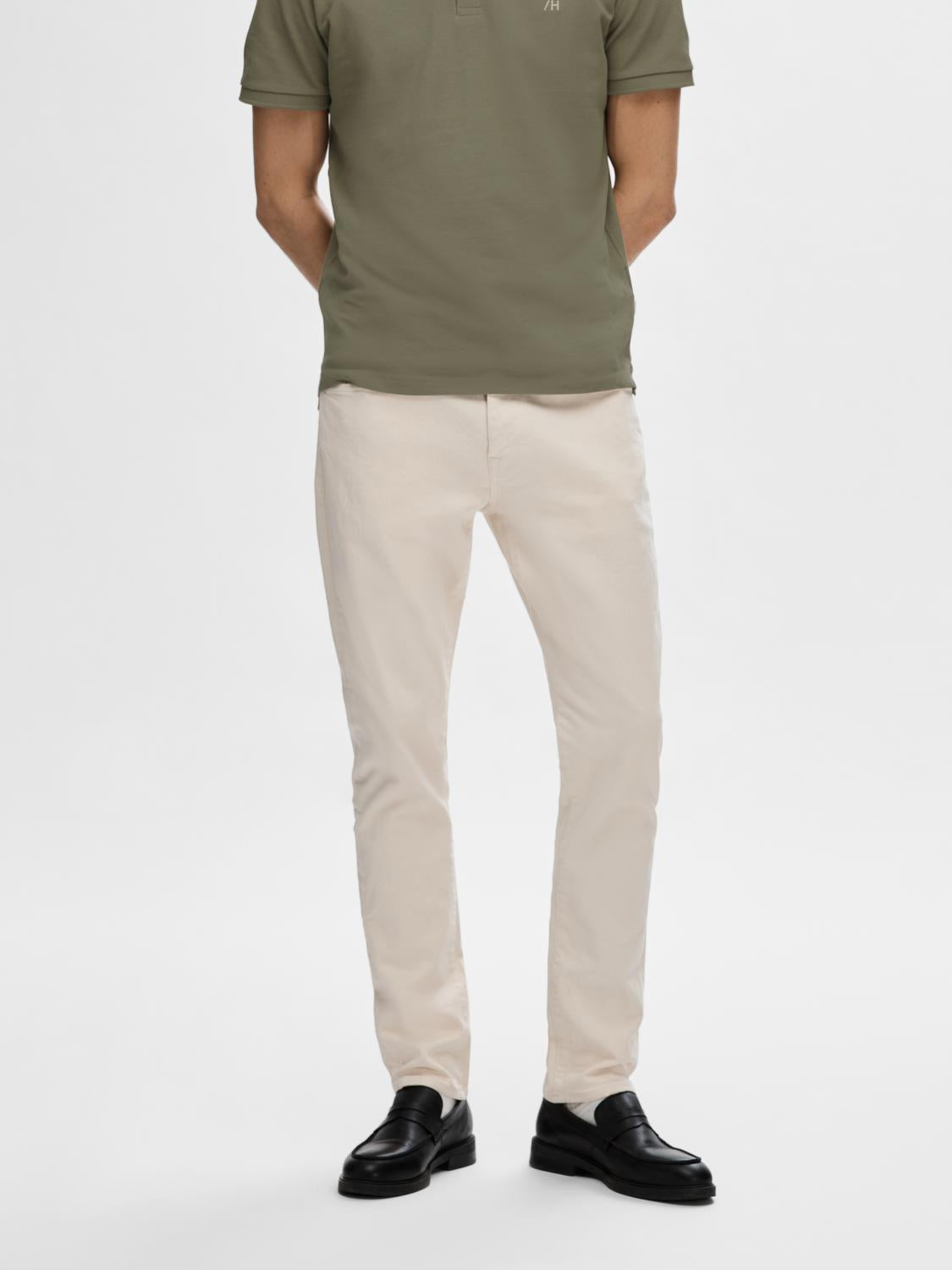 JEANS - Slh175-Slim Leon 6402 Ecru Soft Jns Noos - - Hr Ravn