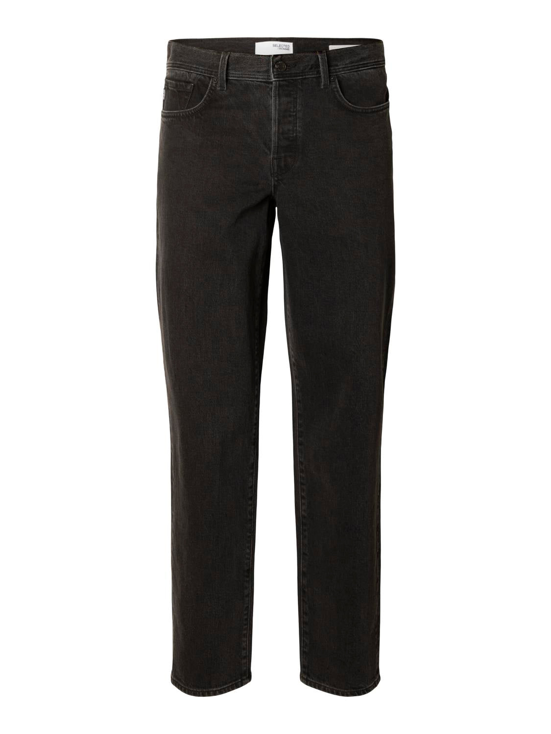 Jeans - Slh190-Regular Tape Cole 3072 Blk Noos - - Hr Ravn
