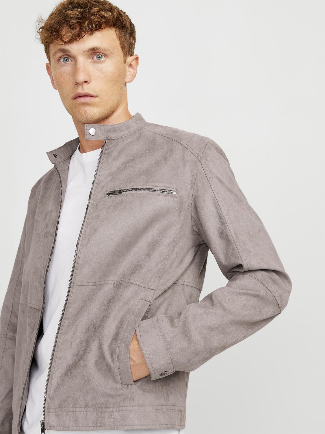 OVERTØJ - Jjedylan Biker Jacket Noos - - Hr Ravn