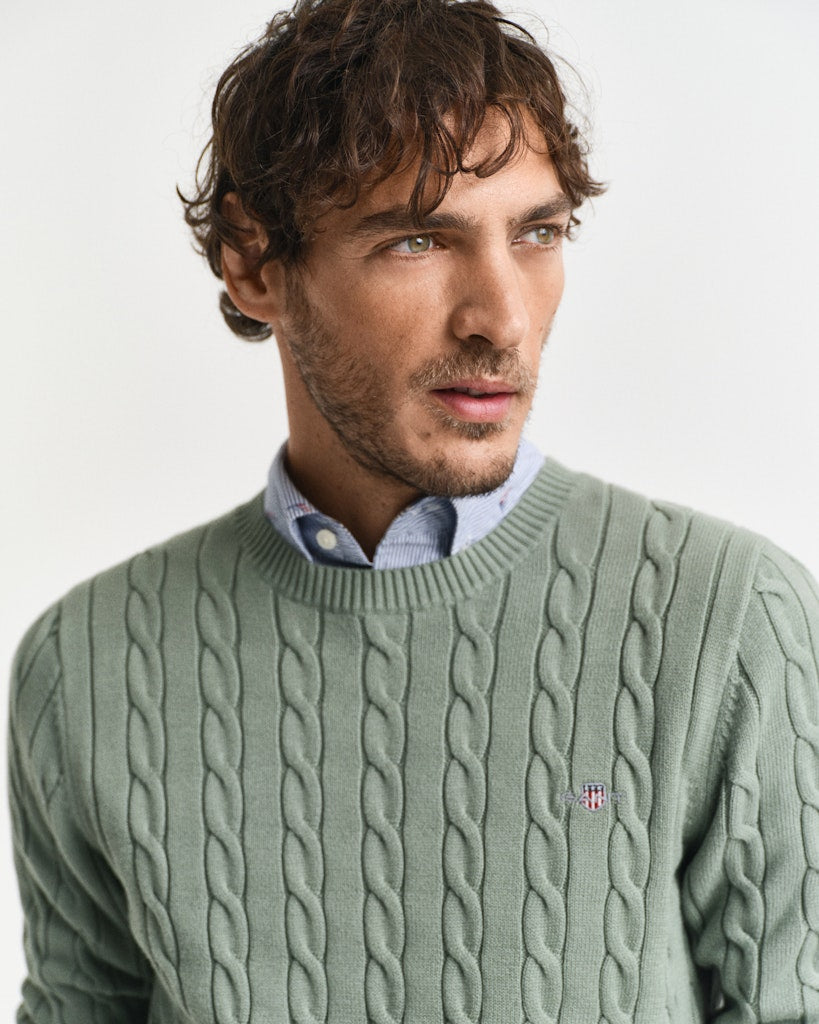 Cotton Cable C-Neck