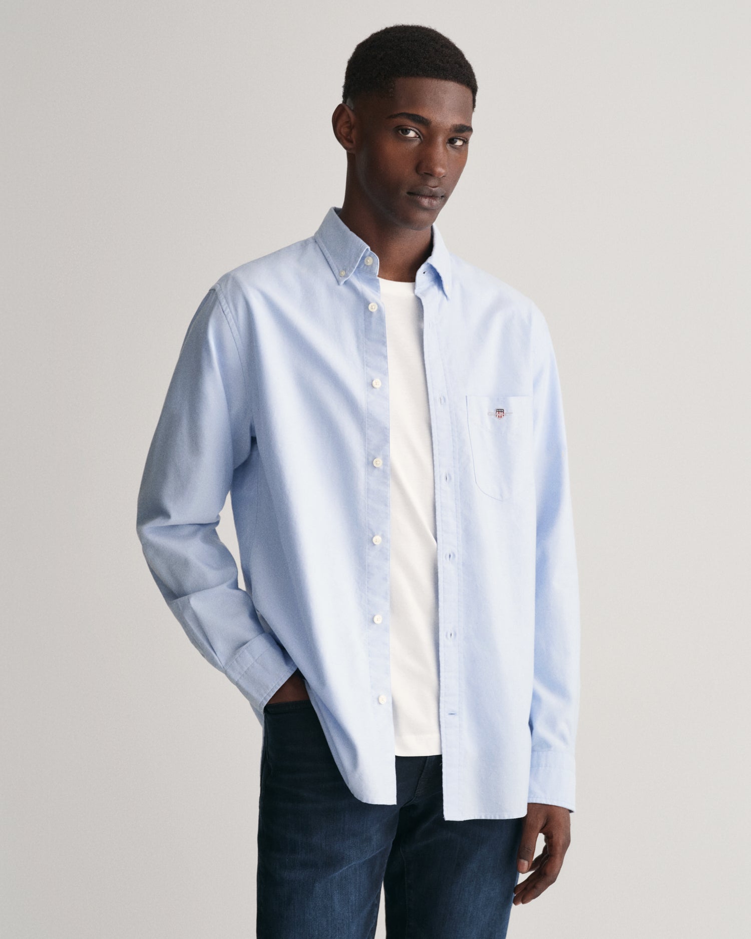 REG CLASSIC OXFORD SHIRT - LANGE SKJORTER - - Hr Ravn