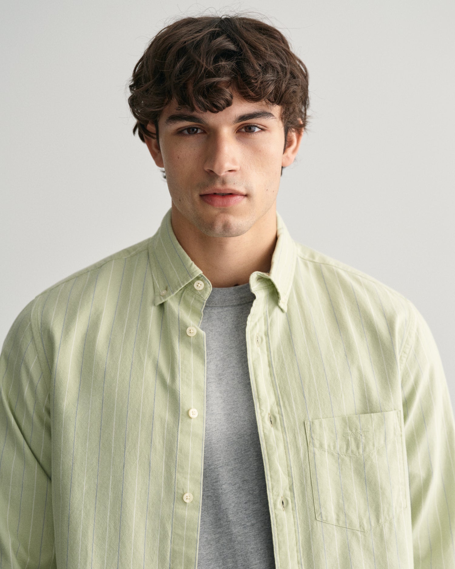 LANGE SKJORTER - Reg Archive Oxford Stripe - - Hr Ravn