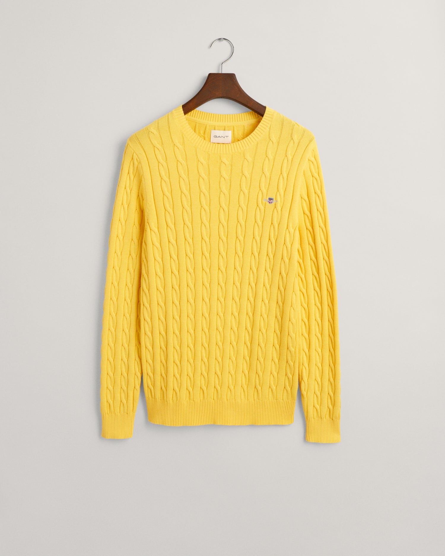 Cotton Cable C-Neck - STRIK - - Hr Ravn