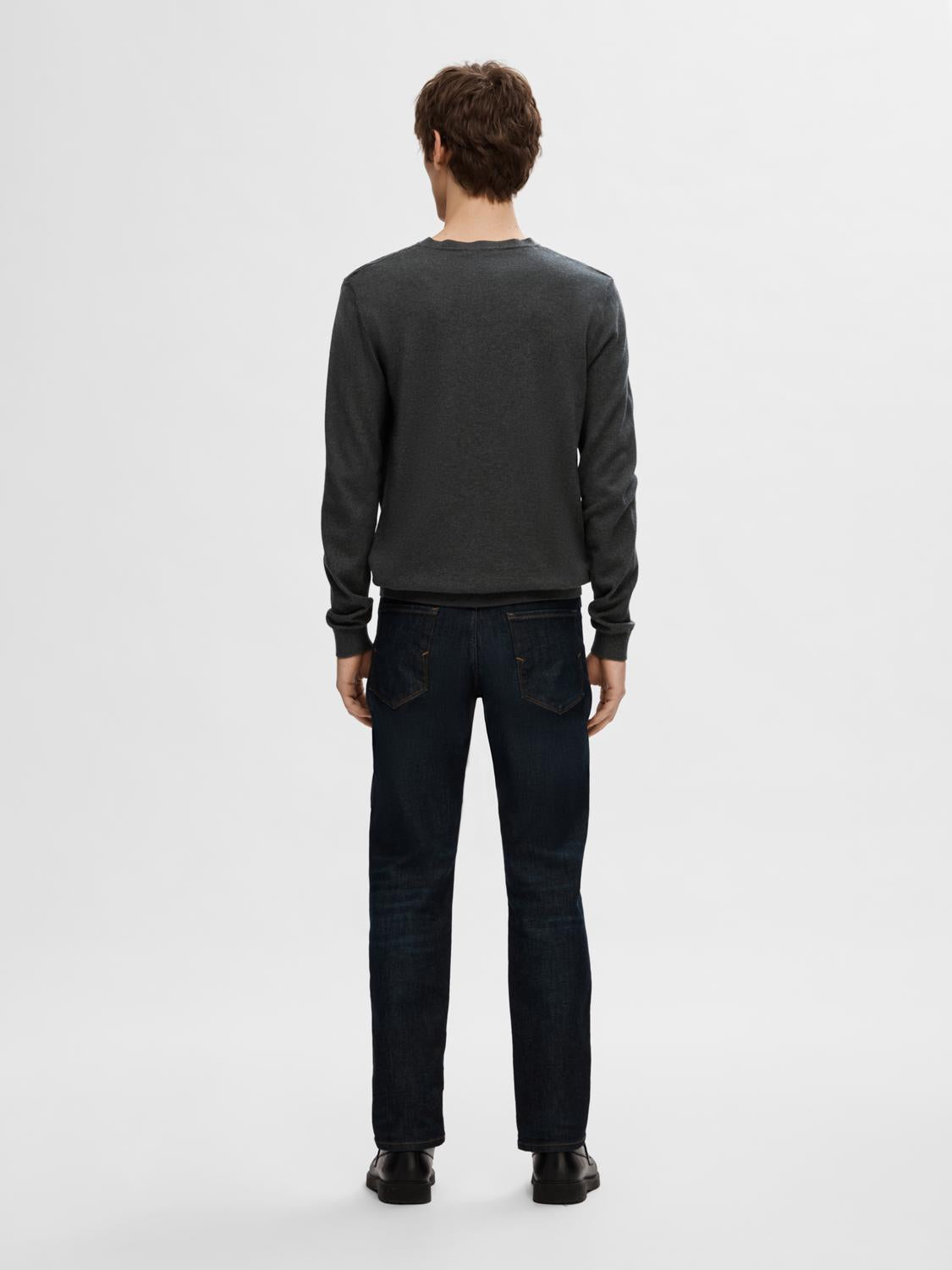 STRIK - Slhberg Crew Neck Noos - - Hr Ravn
