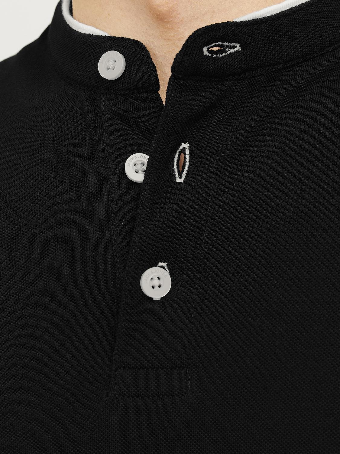 Polo Shirts - Jjepaulos Mao Polo Ss Noos - - Hr Ravn