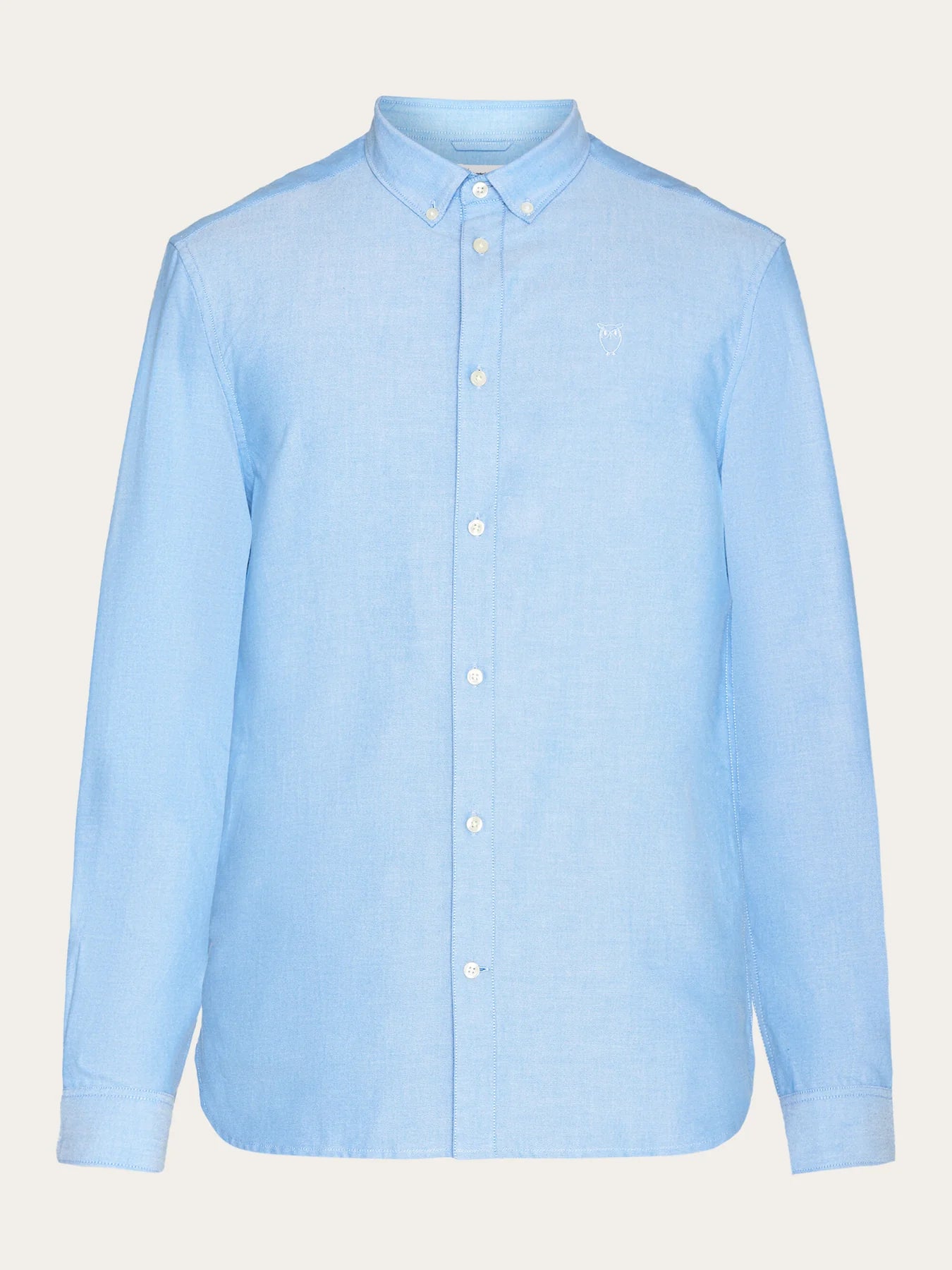 Harald Small Owl Oxford Regular Fit Shirt - GOTS/Vegan