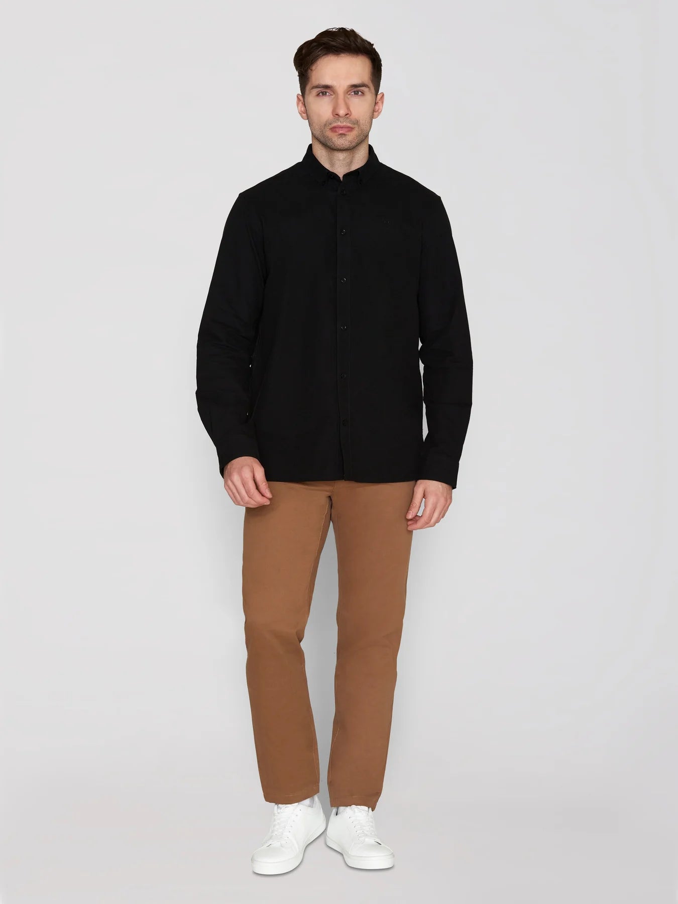 LANGE SKJORTER - Harald Small Owl Oxford Regular Fit Shirt - GOTS/Vegan - - Hr Ravn