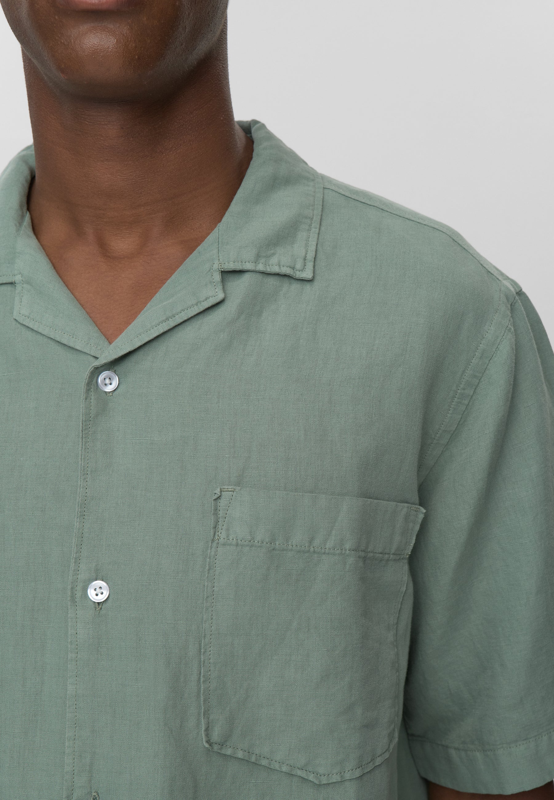 minimum male Hayden reg ss shirt 4576 Short Sleeved Shirt 5107 Chinois green