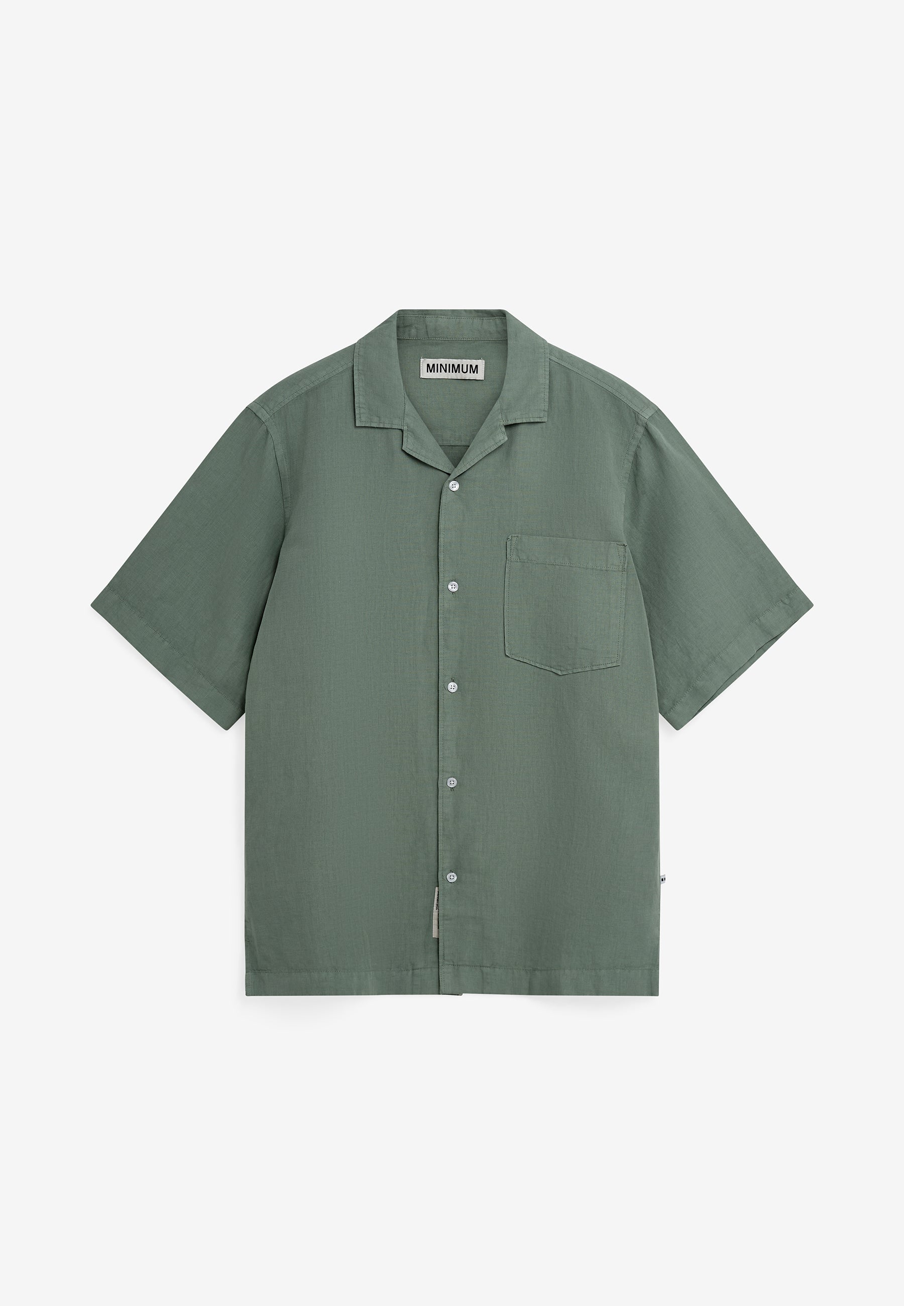 minimum male Hayden reg ss shirt 4576 Short Sleeved Shirt 5107 Chinois green