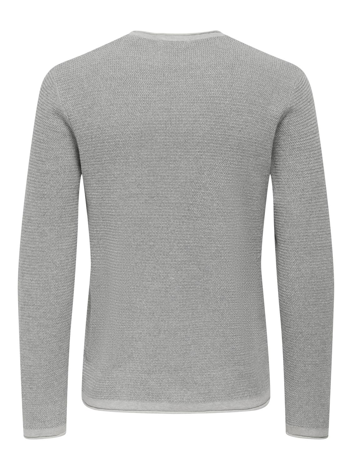 Onseric Reg 12 Struc Crew Knit Noos
