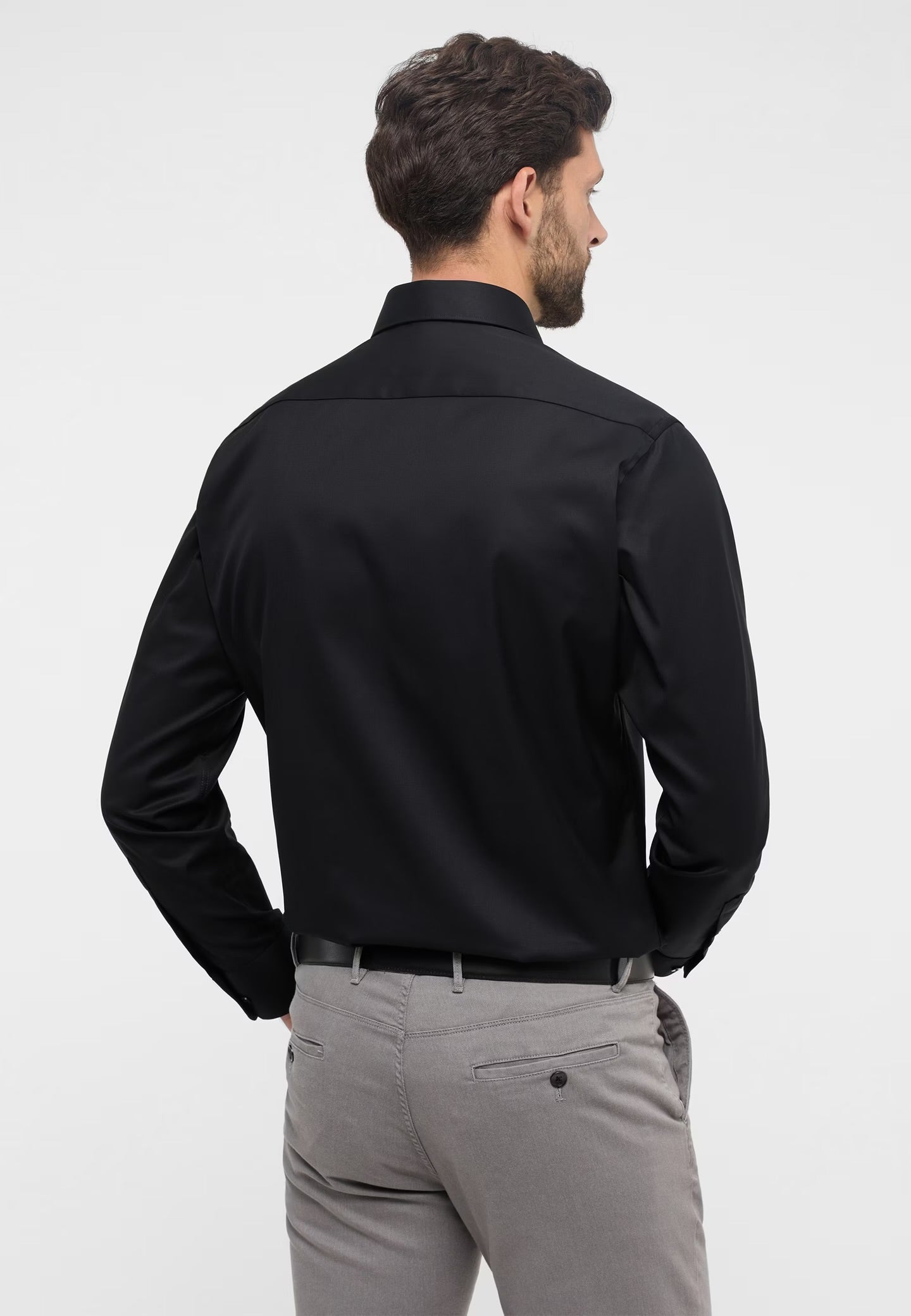 LANGE SKJORTER - Eterna Ensfarvet Modern Fit - - Hr Ravn