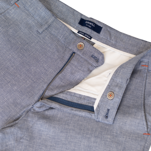 Linen Trousers - Fitted - BUKSER - - Hr Ravn