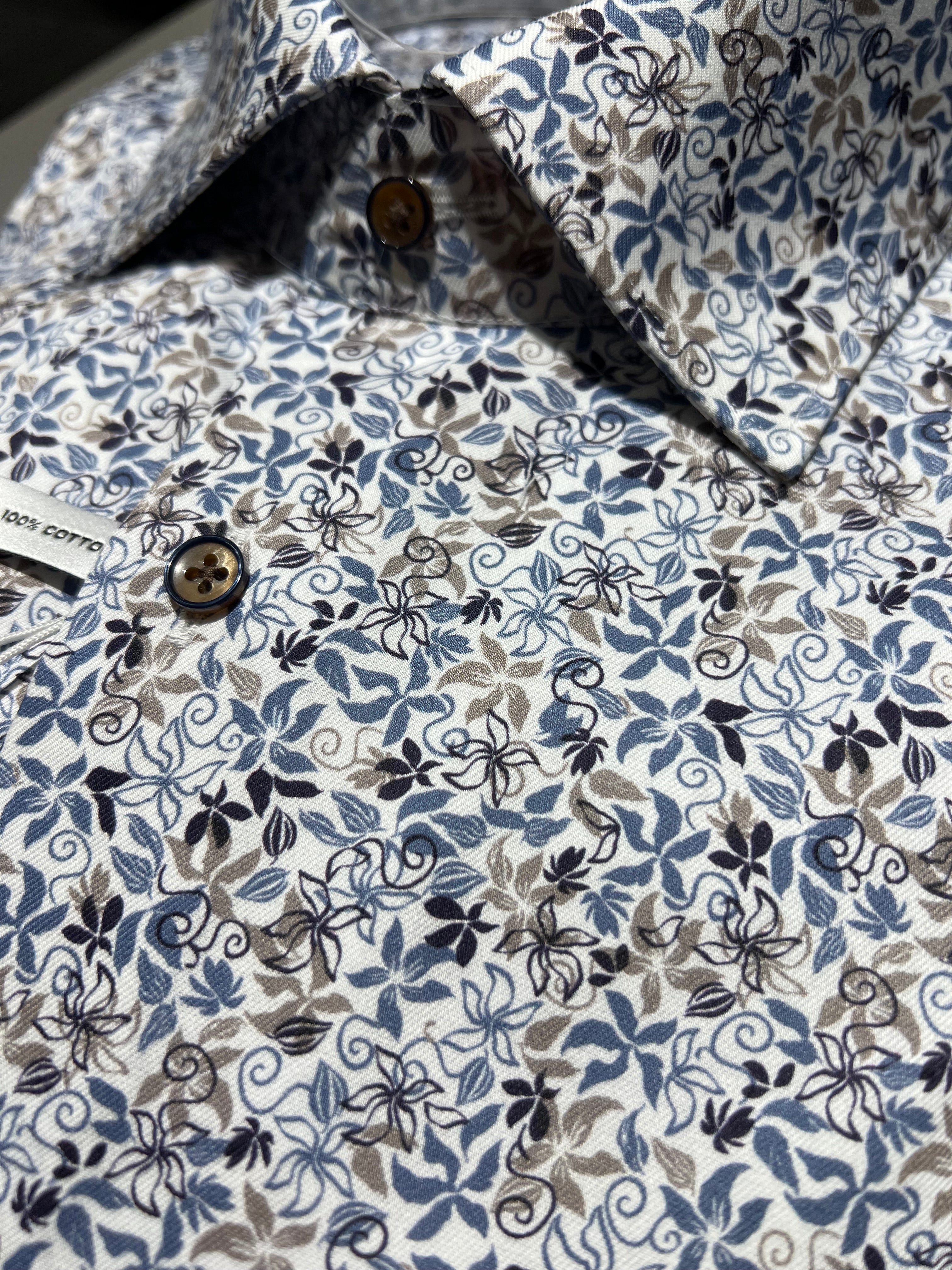 Eterna Modern Fit Texture Cotton