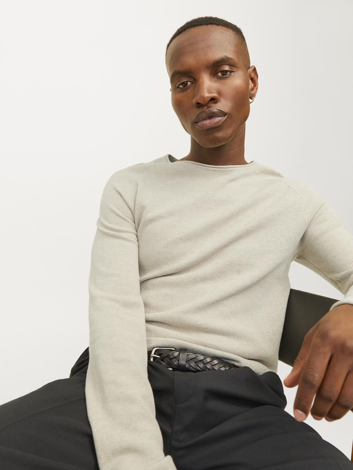 Pullovers - Jjehill Knit Crew Neck Noos - - Hr Ravn