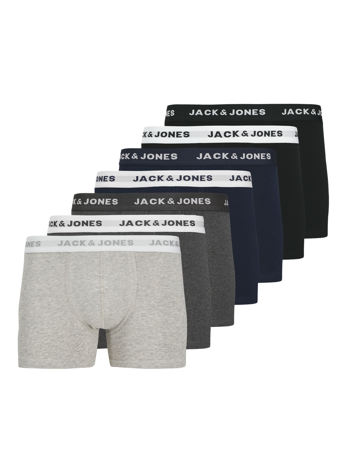 Trunks - Jacbasic Trunks 7 Pack Noos - - Hr Ravn