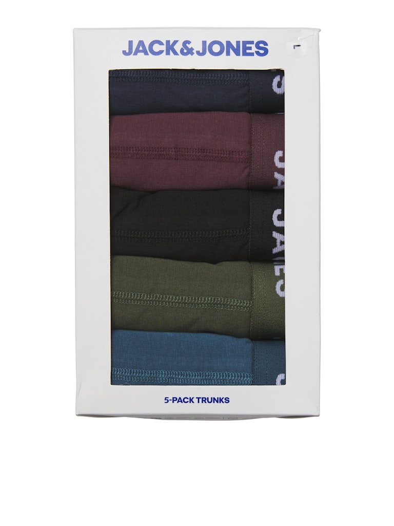 Jacteo Solid Trunks 5 Pack Box