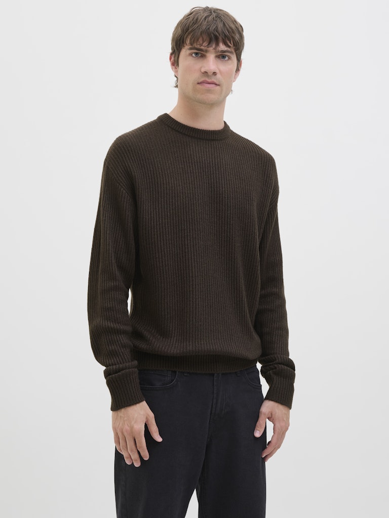 STRIK - Jreblogan Knit Crew Neck - - Hr Ravn