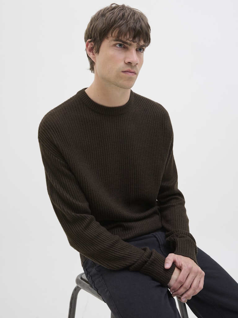 STRIK - Jreblogan Knit Crew Neck - - Hr Ravn