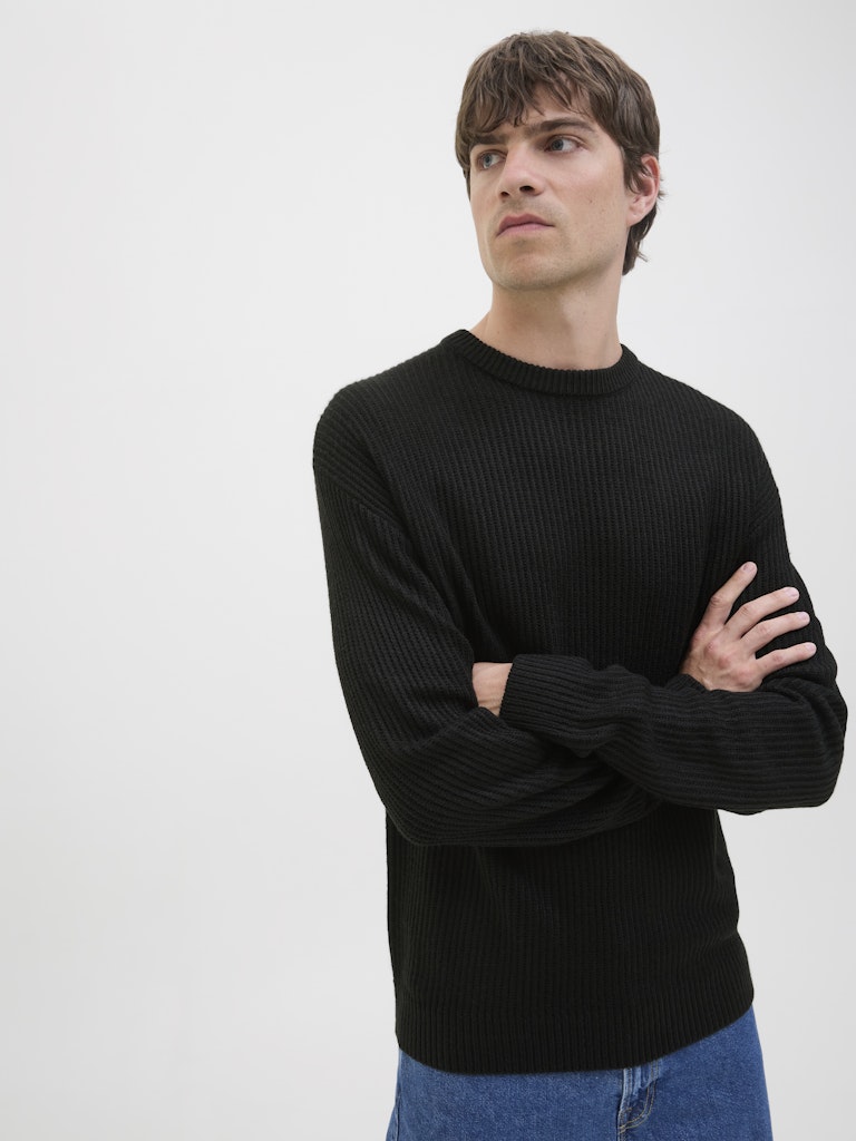 STRIK - Jreblogan Knit Crew Neck - - Hr Ravn