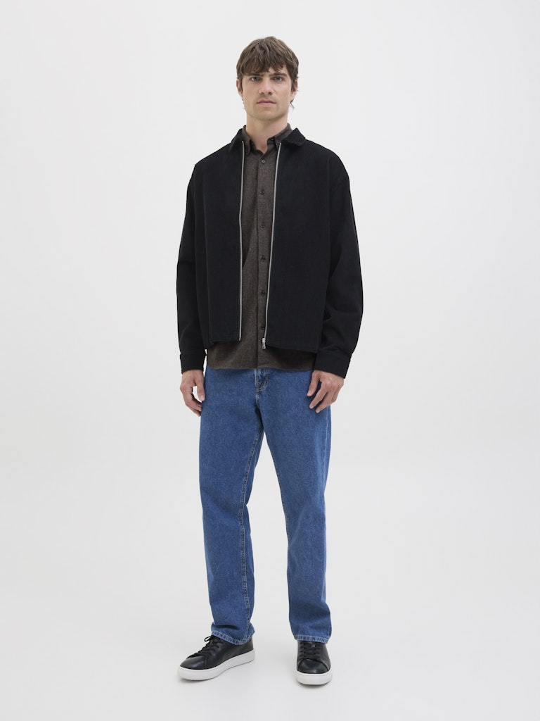 LANGE SKJORTER - Jrebike Melange Shirt LS - - Hr Ravn