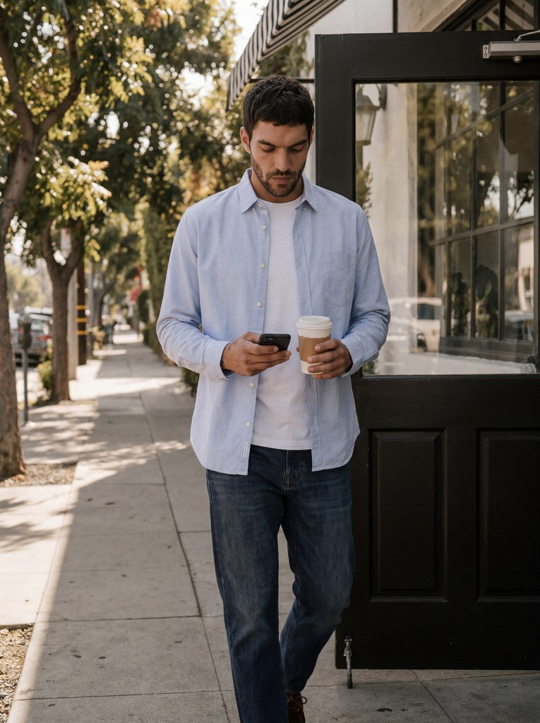 Rddlesner Oxford Solid Shirt L/S Noos