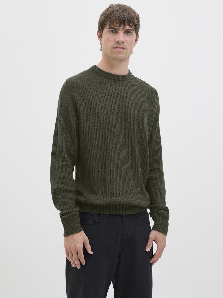 STRIK - Jreblogan Knit Crew Neck - - Hr Ravn
