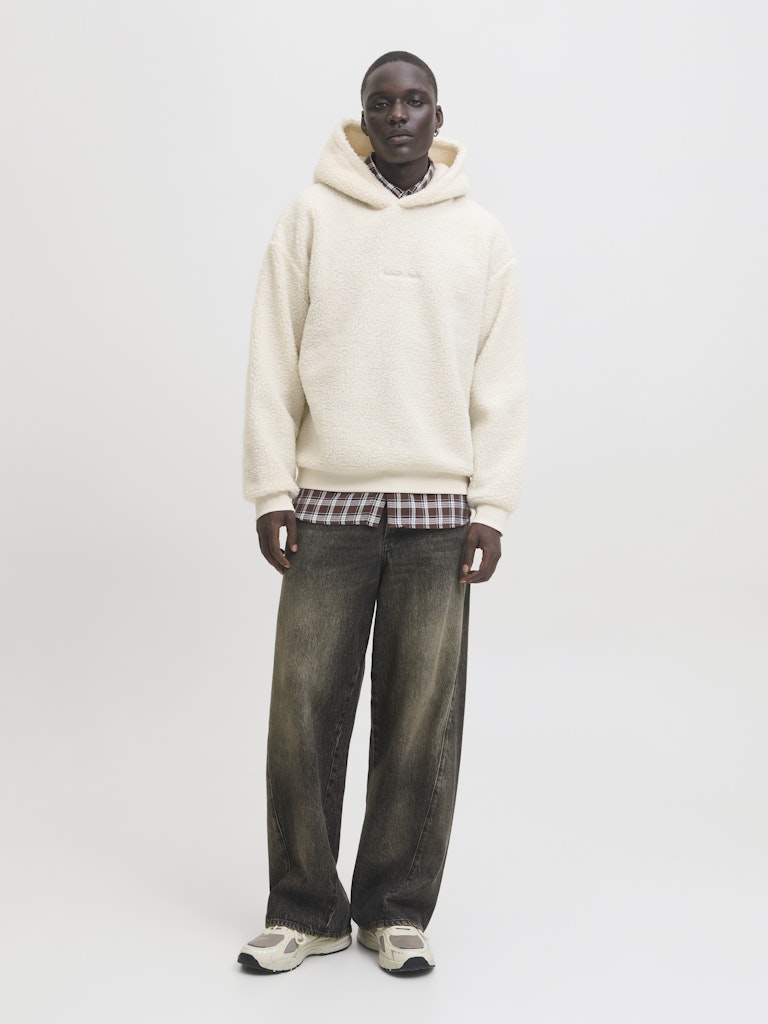 SWEATSHIRTS - JORNORREBRO TEDDY SWEAT HOOD - - Hr Ravn