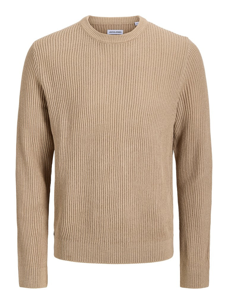 Jjpannel Knit Crew Neck AW26