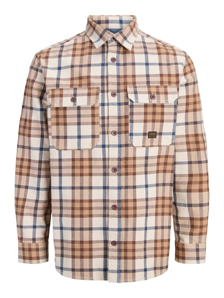 Jprbluivy Check L/S Overshirt