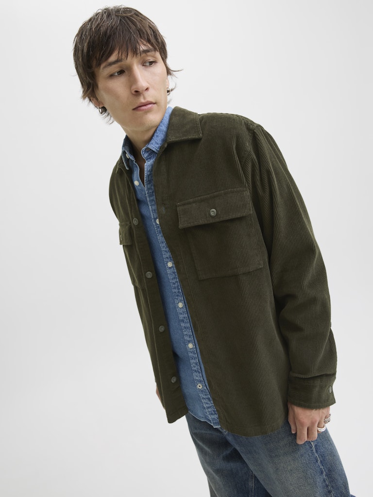 OVERSHIRT - Jjeperfect Corduroy Overshirt LS - - Hr Ravn