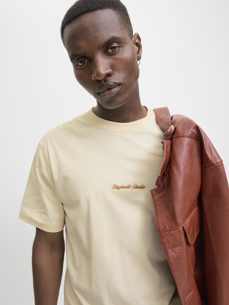 T-shirts - Jornorrebro Emb Tee Ss Crew Neck Noos - - Hr Ravn