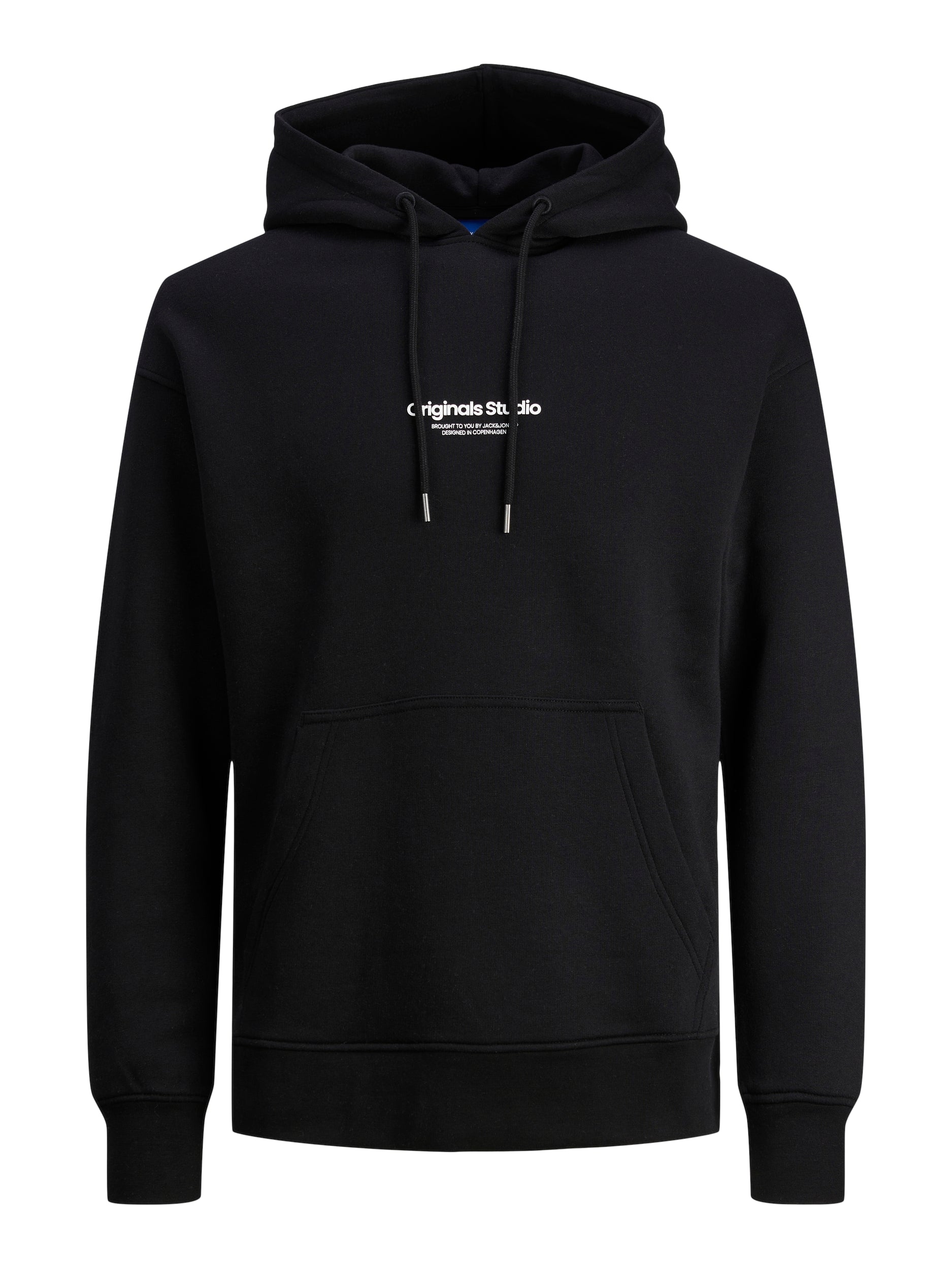 Ensfarvet Hoodie Med Logo
