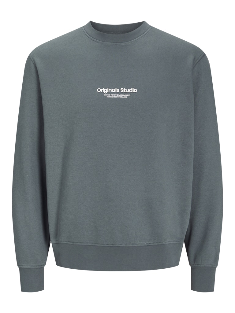 SWEATSHIRTS - Ensfarvet Sweatshirt Med Logo - - Hr Ravn