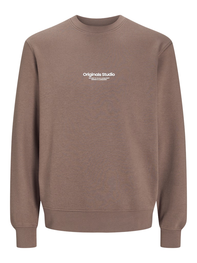 SWEATSHIRTS - Ensfarvet Sweatshirt Med Logo - - Hr Ravn