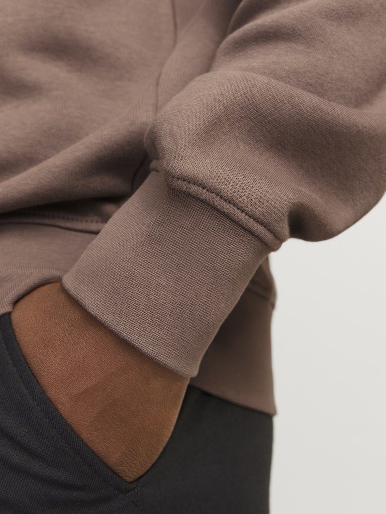 SWEATSHIRTS - Ensfarvet Sweatshirt Med Logo - - Hr Ravn