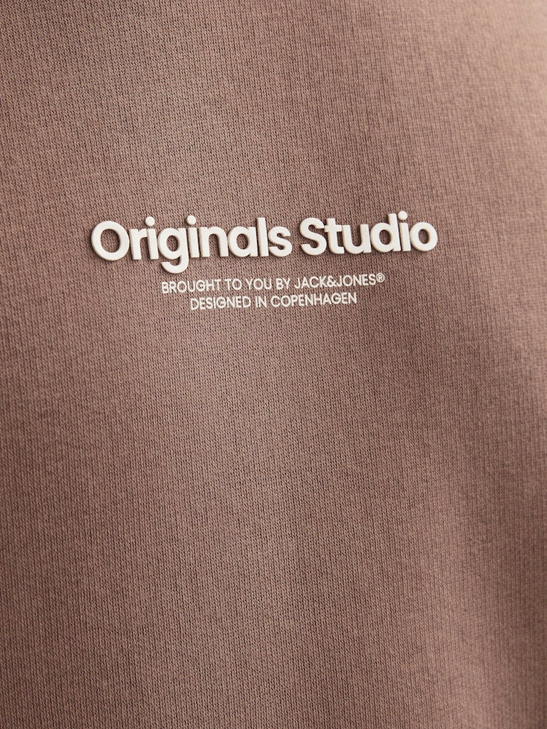 SWEATSHIRTS - Ensfarvet Sweatshirt Med Logo - - Hr Ravn