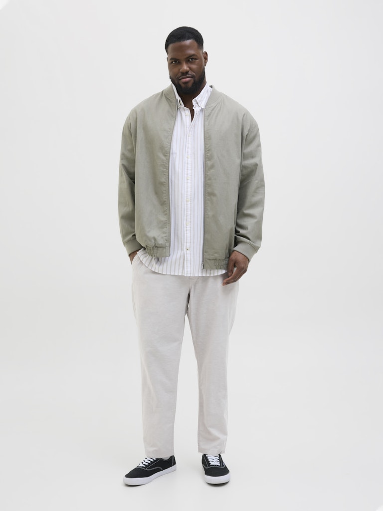 BUKSER - Jpstkane Summer Linen Blend Jogger - - Hr Ravn