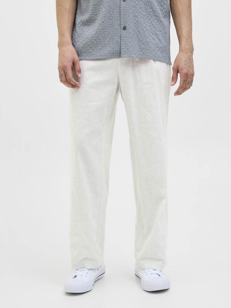 JPSTBILL DIEGO STRIPED PANTS LINEN BLEND