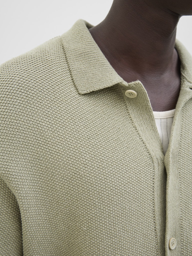 JPRSUMMER POCKET CROCHET POLO STYD SS25