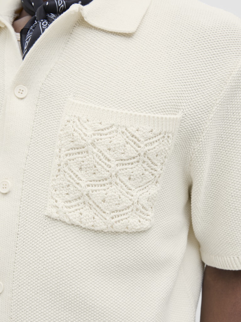 JPRSUMMER POCKET CROCHET POLO STYD SS25