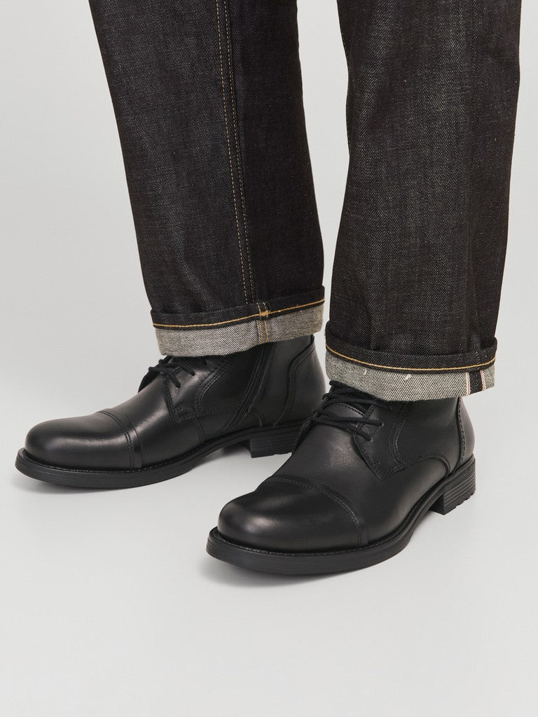 Jfwrussel Leather Boot Anthracite 19
