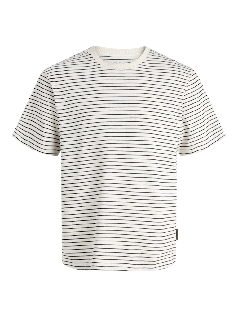 JJEDOVER STRIPED TEE SS CREW NECK SN