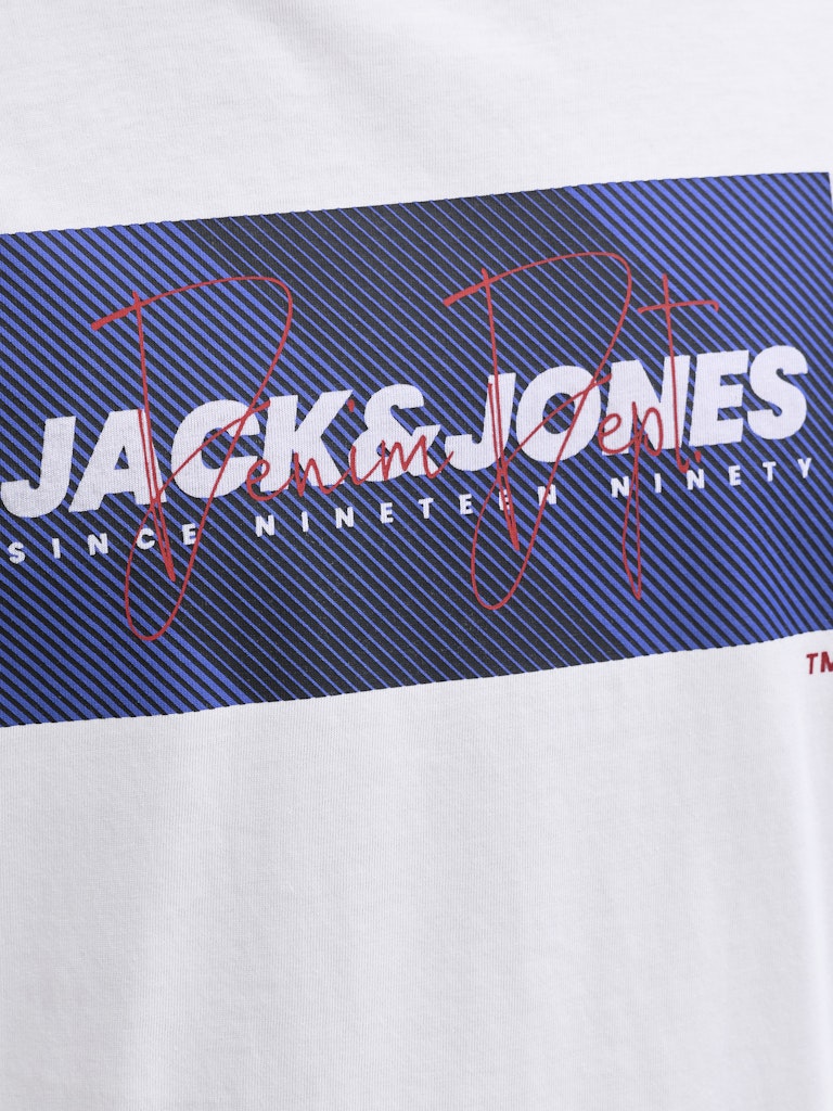T-SHIRTS - JJCOLE PRINT TEE SS CREW NECK LN - - Hr Ravn