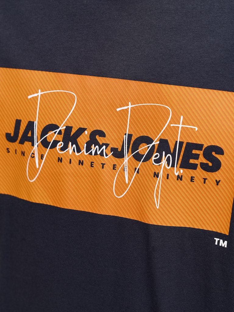 T-SHIRTS - JJCOLE PRINT TEE SS CREW NECK LN - - Hr Ravn