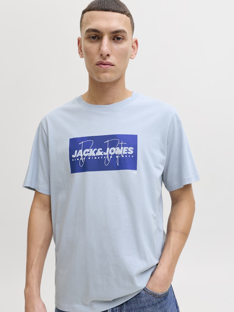 T-SHIRTS - JJCOLE PRINT TEE SS CREW NECK LN - - Hr Ravn