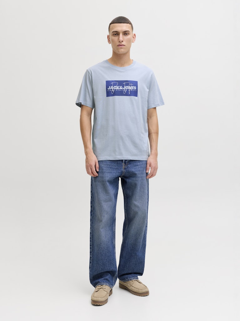 T-SHIRTS - JJCOLE PRINT TEE SS CREW NECK LN - - Hr Ravn