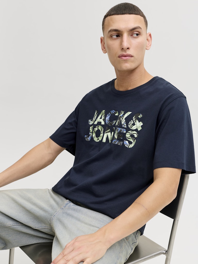 T-SHIRTS - JJEJEFF LOGO TEE SS SN - - Hr Ravn