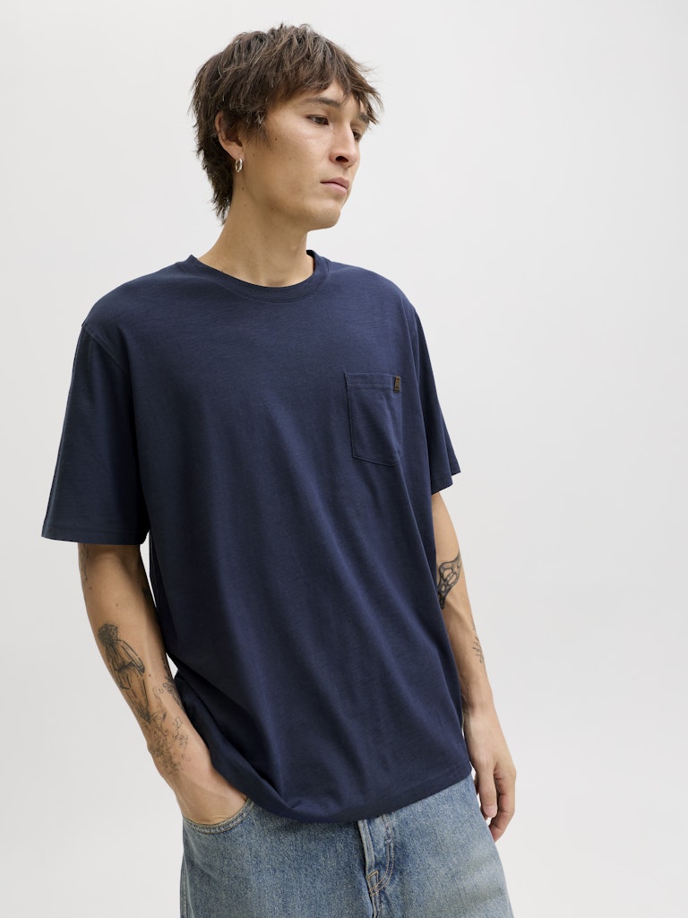 T-SHIRTS - JJEDOVER SLUB TEE SS NOOS - - Hr Ravn